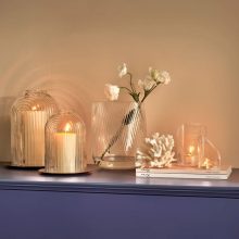Mist Tealight Holder Medium