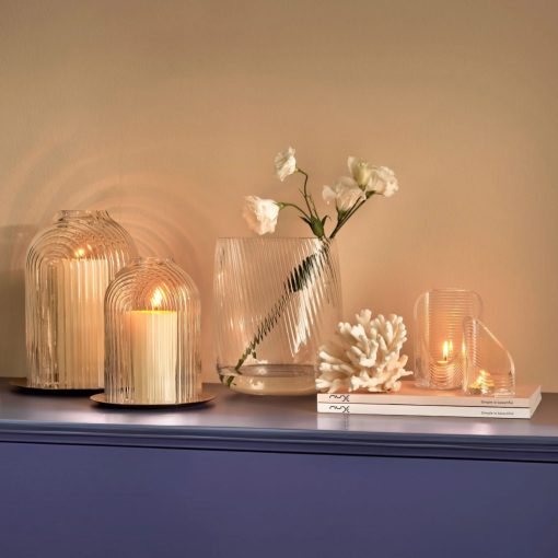 Mist Tealight Holder Medium
