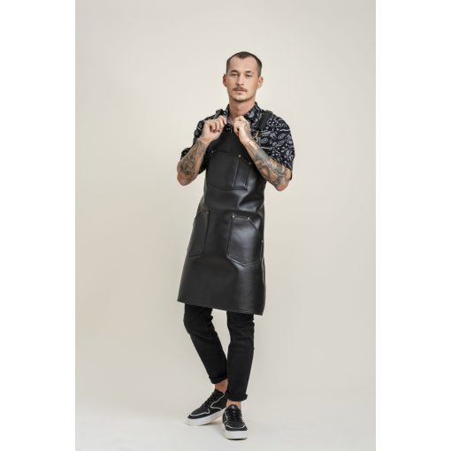 C4 Faux Leather Apron