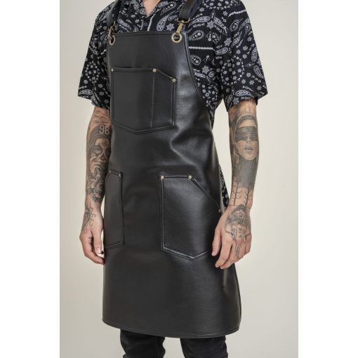 C4 Faux Leather Apron