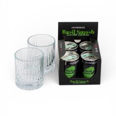 Basil Smash Cocktail Gift Set with Glasses