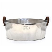 Mayfair Large Champagne Bath with Chocolate Handles