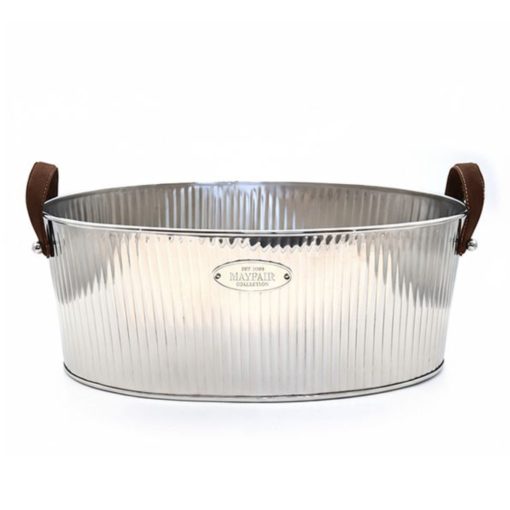 Mayfair Large Champagne Bath with Chocolate Handles