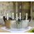 Mayfair Large Champagne Bath with Chocolate Handles