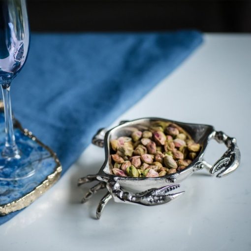 Rák alakú snackes tál