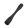 The Bars fekete maxi muddler 29 cm törőfa