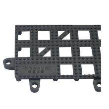 The Bars fekete műanyag pohárcsepegtető és szárító 33x33cm