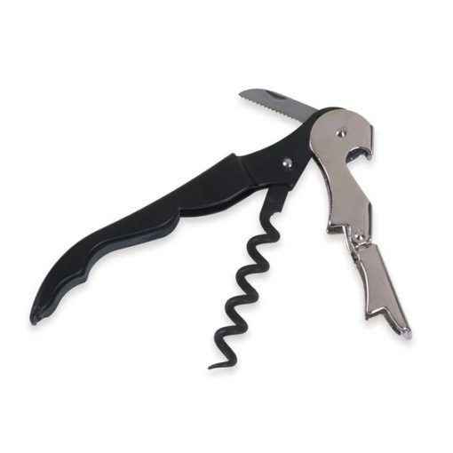 Drekó dugóhúzó pincérnyitó fekete, teflonos spirállal
